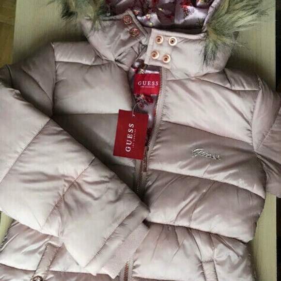 GUESS NEW w/tags. Winter Jacket rhinestone buttons giftable - Picture 3 of 8